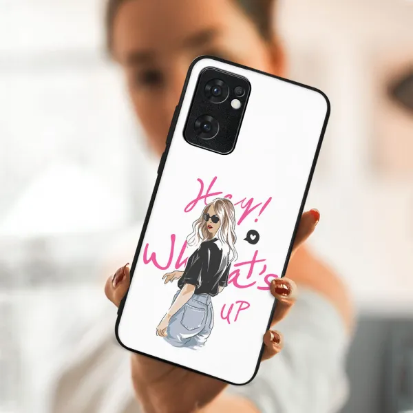 MY ART Ochranný obal Oppo Reno7 5G WHATSUP (132)