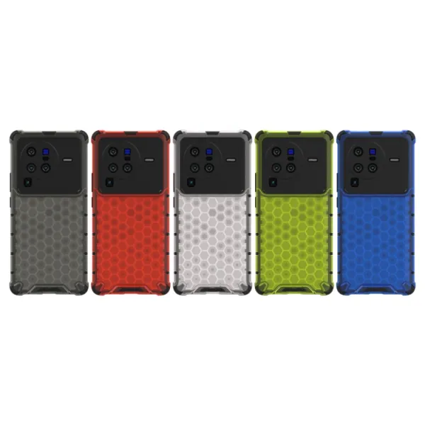 HONEYCOMB Ochranný kryt Vivo X80 Pro zelený