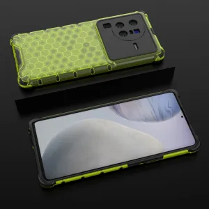 HONEYCOMB Ochranný kryt Vivo X80 Pro zelený