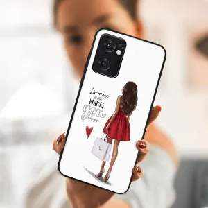 MY ART Ochranný obal Oppo Reno7 5G RED DRESS (137)