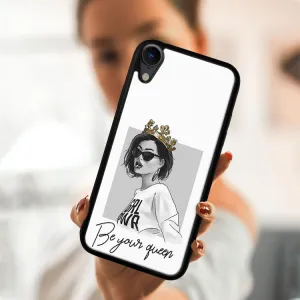 MY ART Ochranný obal Apple iPhone XR QUEEN (139)