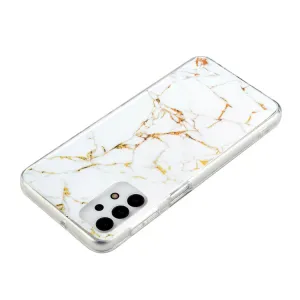 IMD MARBLE Ochranný kryt Samsung Galaxy A13 WHITE