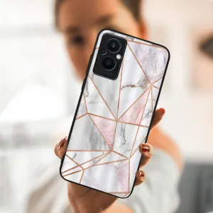 MY ART Ochranný obal Oppo Reno7 Lite 5G PINK MARBLE (143)