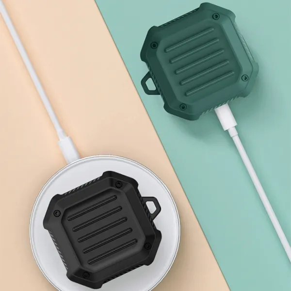 RUGGED Puzdro pre Samsung Galaxy Buds2 Pro / Buds Pro / Live / Buds 2 modré
