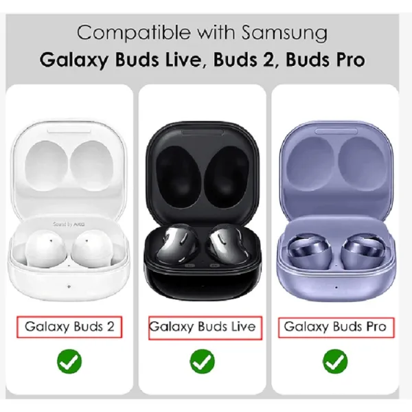 RUGGED Puzdro pre Samsung Galaxy Buds2 Pro / Buds Pro / Live / Buds 2 modré