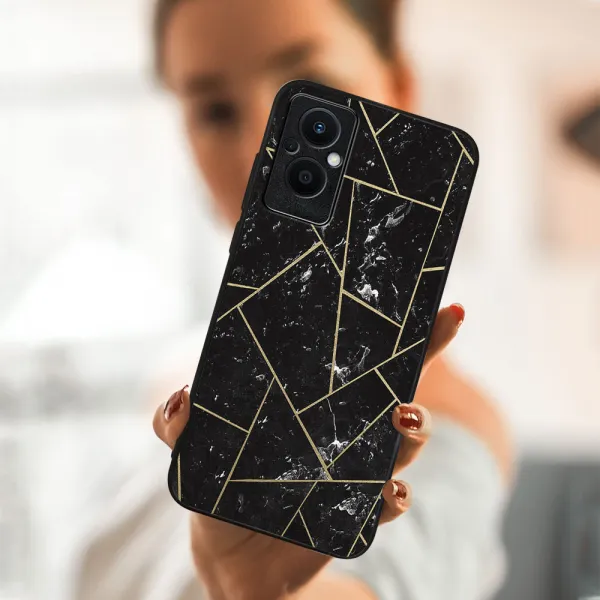 MY ART Ochranný obal Oppo Reno7 Lite 5G POLYGONAL (150)