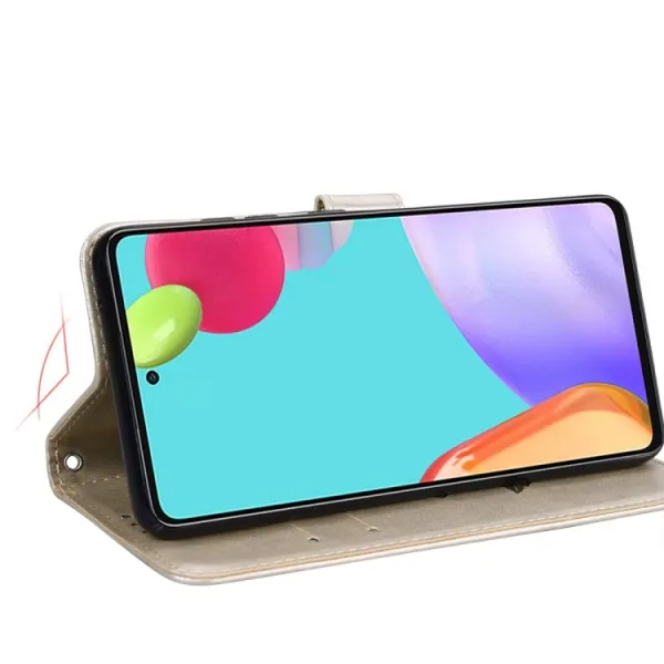 ART Peňaženkový kryt Samsung Galaxy A03 ROSE zlatý