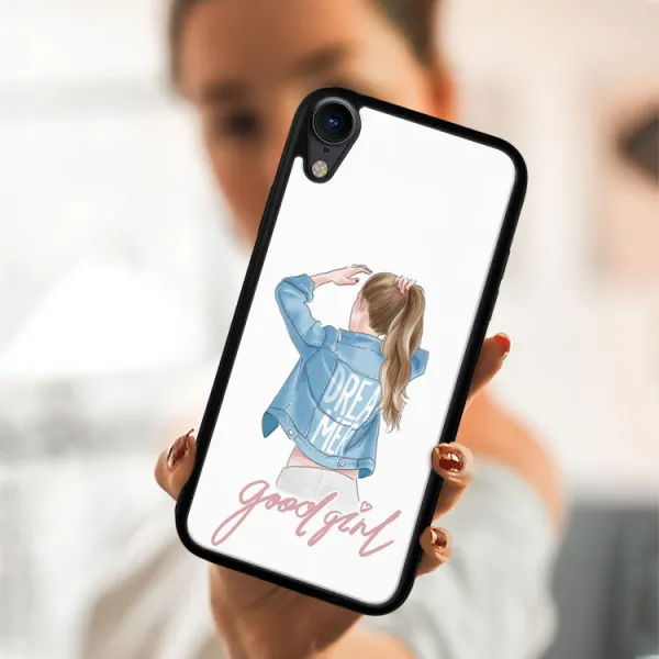 MY ART Ochranný obal Apple iPhone XR GOOD GIRL (130)