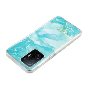 IMD MARBLE Ochranný kryt Xiaomi 11T / 11T Pro LIGHT BLUE