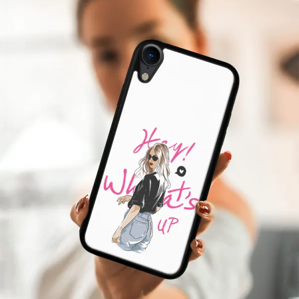 MY ART Ochranný obal Apple iPhone XR WHATSUP (132)