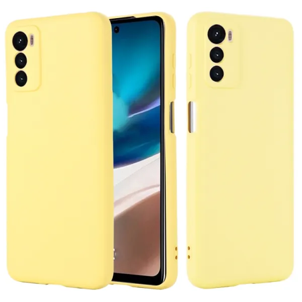 RUBBER Ochranný kryt Motorola Moto G42 žltý