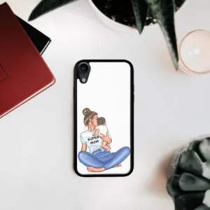 MY ART Ochranný obal Apple iPhone XR SUPERMOM (112)