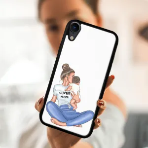 MY ART Ochranný obal Apple iPhone XR SUPERMOM (112)