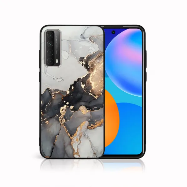 MY ART Ochranný obal Huawei P Smart 2021 GREY MARBLE (140)
