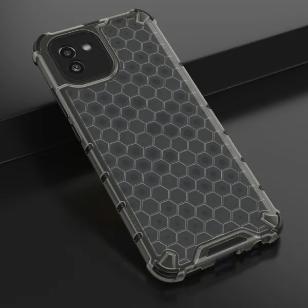 HONEYCOMB Ochranný kryt Samsung Galaxy A03 čierny