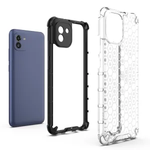 HONEYCOMB Ochranný kryt Samsung Galaxy A03 biely