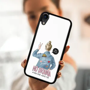 MY ART Ochranný obal Apple iPhone XR NO DRAMA (138)