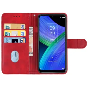 SMOOTH Peňaženkové puzdro TCL 20R 5G červené