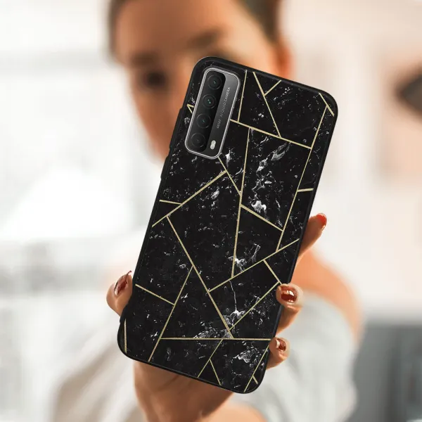 MY ART Ochranný obal Huawei P Smart 2021 POLYGONAL (150)
