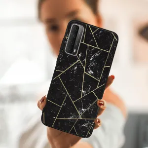 MY ART Ochranný obal Huawei P Smart 2021 POLYGONAL (150)