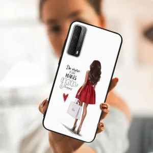MY ART Ochranný obal Huawei P Smart 2021 RED DRESS (137)