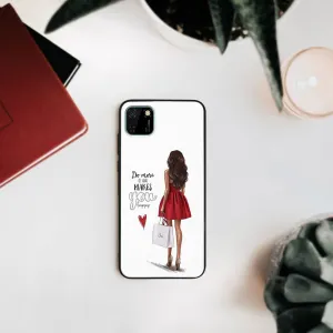 MY ART Ochranný obal Huawei Y5p -RED DRESS (137)