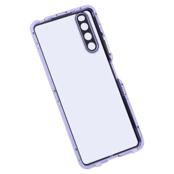 Magnetický kryt 360 pre Sony Xperia 10 IV 5G fialový