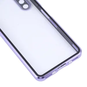 Magnetický kryt 360 pre Sony Xperia 10 IV 5G fialový
