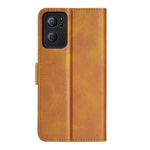 SIDE Peňaženkové puzdro pre Oppo Reno7 5G svetlohnedé