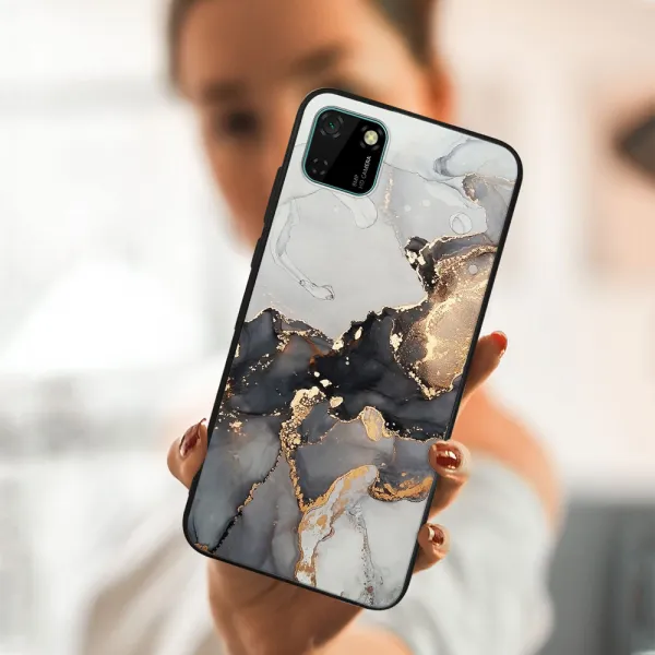 MY ART Ochranný obal Huawei Y5p -GREY MARBLE (140)