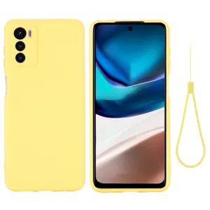 RUBBER Ochranný kryt Motorola Moto G42 žltý