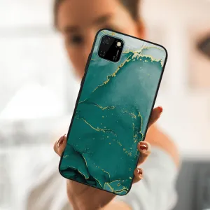 MY ART Ochranný obal Huawei Y5p -GREEN MARBLE (145)