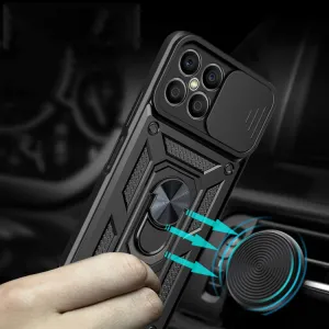 RING Obal s držiakom pre Honor X8 modrý