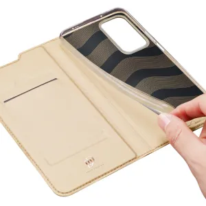 DUX Peňaženkový kryt Xiaomi Poco F4 zlatý