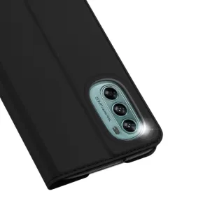 DUX Peňaženkový kryt Motorola Moto G62 5G čierny