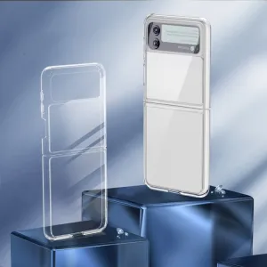 PLASTIC Ochranný plastový kryt Samsung Galaxy Z Flip4 5G priehľadný
