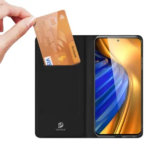 DUX Peňaženkový kryt Xiaomi Poco F4 čierny