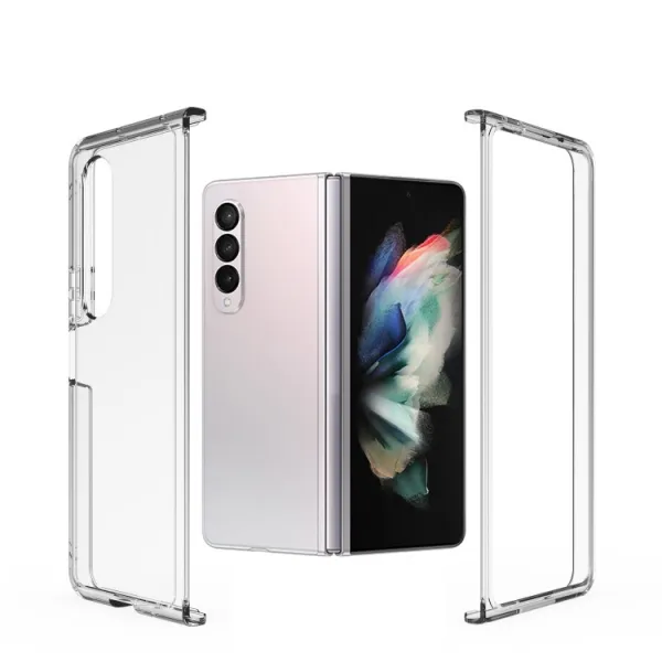 Ochranný kryt Samsung Galaxy Z Fold4 5G priehľadný