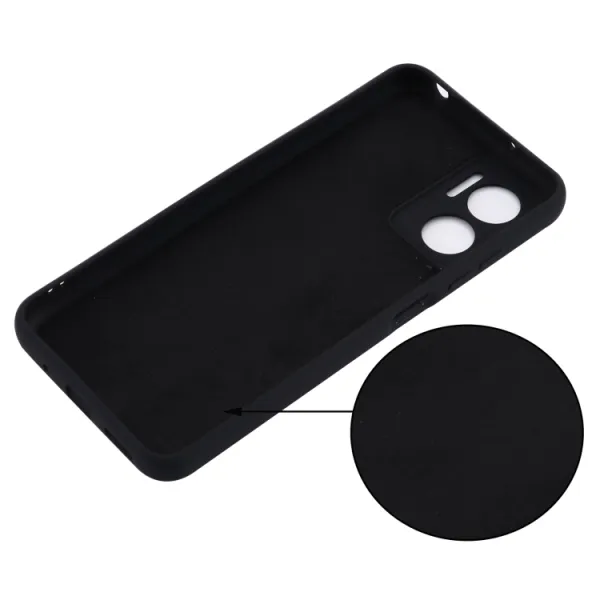 RUBBER Ochranný kryt Xiaomi Redmi 10 5G čierny