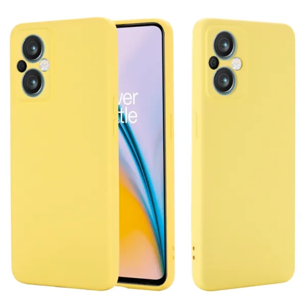 RUBBER Ochranný kryt pre Oppo Reno7 Lite 5G žltý