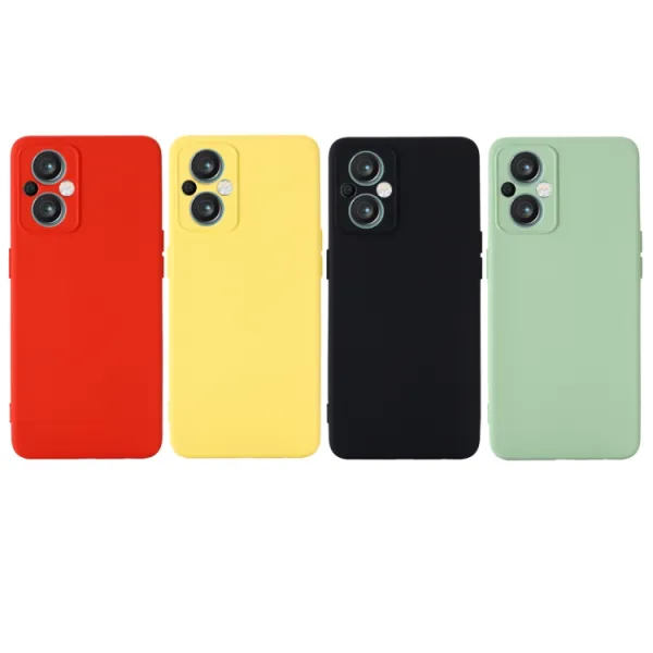 RUBBER Ochranný kryt pre Oppo Reno7 Lite 5G žltý
