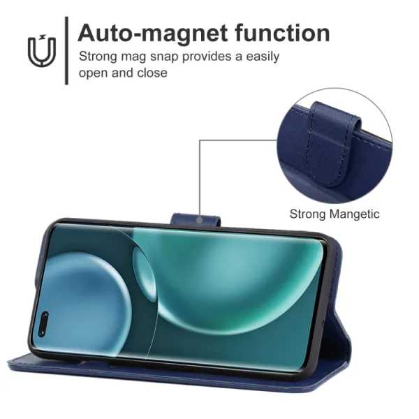 SMOOTH Peňaženkové puzdro Honor Magic4 Pro 5G modré
