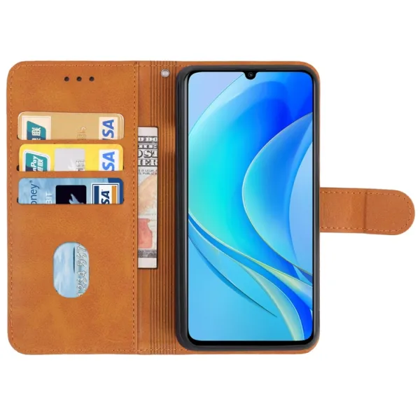 SMOOTH Peňaženkové puzdro Huawei nova Y70 hnedé