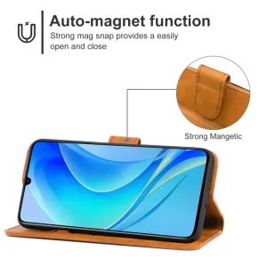 SMOOTH Peňaženkové puzdro Huawei nova Y70 hnedé