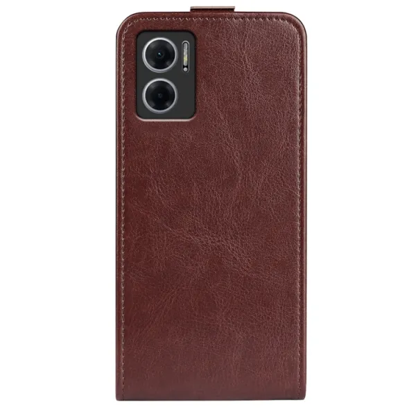 Vyklápacie puzdro Xiaomi Redmi 10 5G hnedé