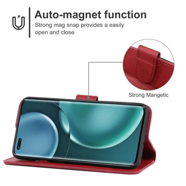 SMOOTH Peňaženkové puzdro Honor Magic4 Pro 5G červené