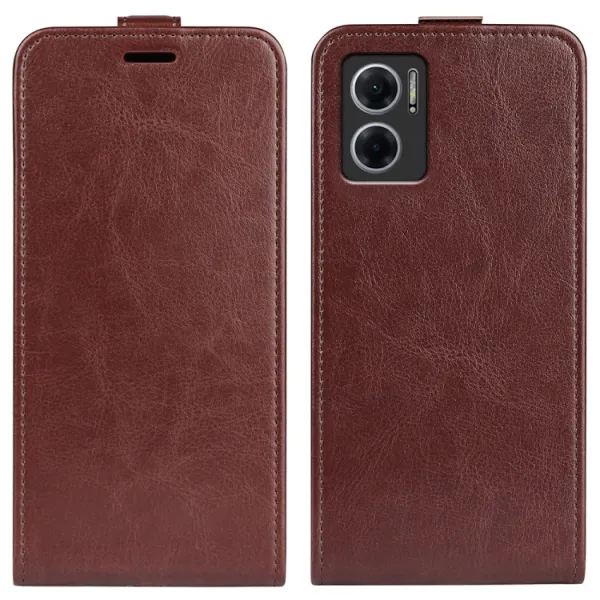 Vyklápacie puzdro Xiaomi Redmi 10 5G hnedé