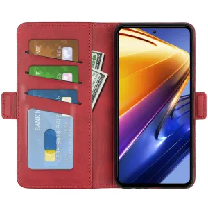SIDE Peňaženkové puzdro pre Xiaomi Poco F4 GT červené