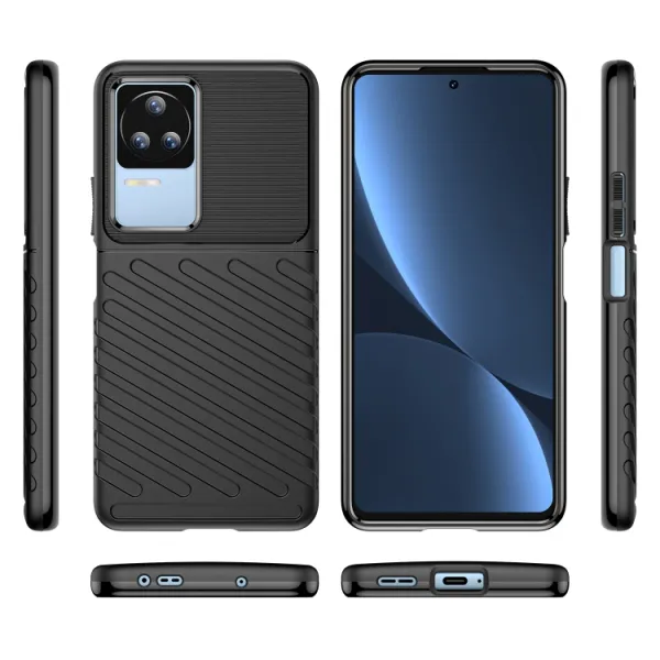 THUNDER Ochranný kryt Xiaomi Poco F4 čierny