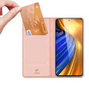 DUX Peňaženkový kryt Xiaomi Poco F4 ružový
